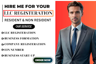 do US llc registration obtain ein number in 24hours for us and non us residents