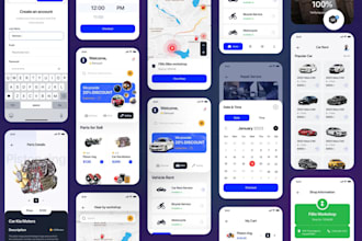 develop on demand car service app, car rental app, car wash app like infocar app