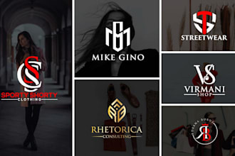 design luxury clothing fashion brand, apparel and boutclothing brand logo