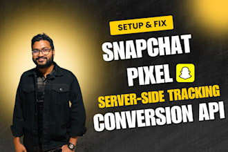 setup snapchat pixel and snap conversion API