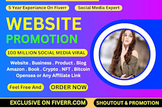 promote your website product crypto amazon book  or any link