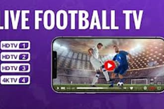 create live football streaming app, live score app with admob ads