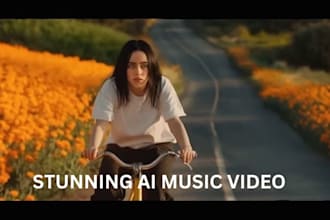 produce a unique artistic ai music video