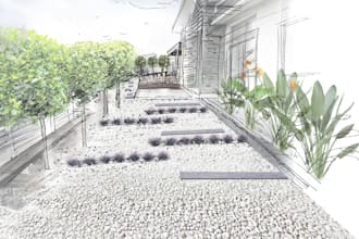 design a simple and stylish garden for small spaces