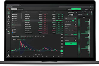 develop a custom crypto exchange with laravel and web3
