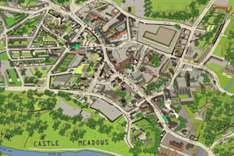 draw 2d site plan, landscape plan, architect site plan, landscape plan design