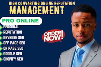 do online pro reputation improve management reverse seo optimization expert