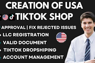 create USA tiktok shop setup tiktok shop manage USA tiktok shop for non resident