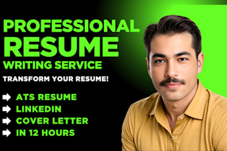 create a professional executive resume and CV in 12 hrs as an expert CV maker