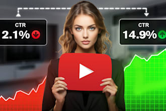 design attractive clickbait amazing youtube thumbnail