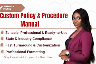 write policy and procedure manual for nemt group home homecare business startup