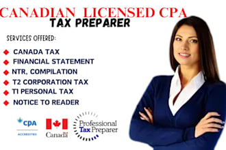 be your cpa canada tax consultant, accountant for corporation tax, amended tax