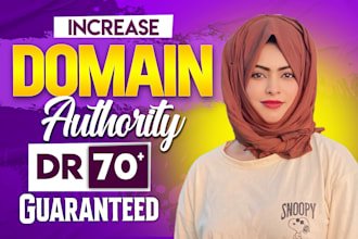 increase ahrefs domain rating dr 70 using high authority SEO backlinks