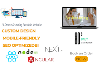 design and develop your personal web portfolio