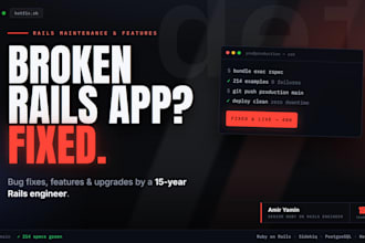 create a powerful full stack app using ruby on rails