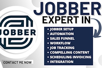 jobber scheduling, client management, online payments, and workflow