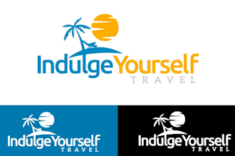 custom travel agency logo design with a creative touch