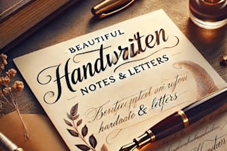create beautiful handwritten notes, letters, or documents