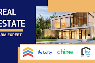 set up follow up boss, lofty crm, manage real estate crm, kvcore, chime crm