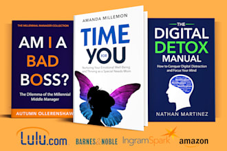do book cover design, book cover or ebook cover design