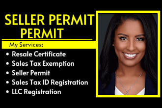 get your seller permit, sales tax exempt, resale certificate for any USA state