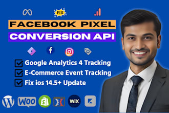 setup facebook conversion api, ga4 server side tracking via GTM