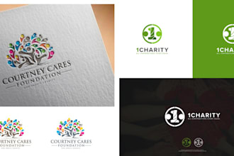 do charity foundation nonprofit logo design 24 hours