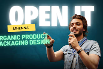 design organic product packaging for tea and frozen fruits