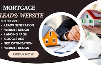 mortgage website, mortgage sales funnel, mortgage leads mortgage landing page