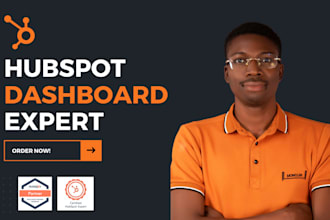 setup hubspot dashboard, be your hubspot dashboard expert