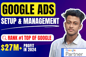 be your google ads PPC campaign manager for search ads, performance max campaign