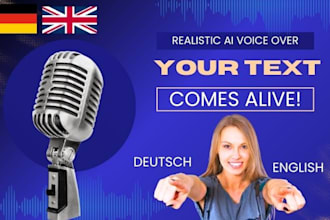 create realistic ki voiceovers for your videos or audiobooks