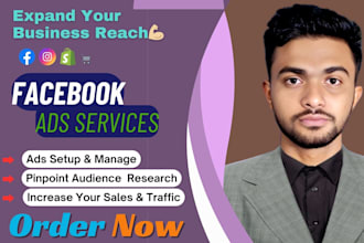 setup shopify facebook ads campaign, fb advertising, instagram ads for sales