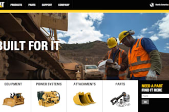 build industrial website oil and gas company petroleum construction website