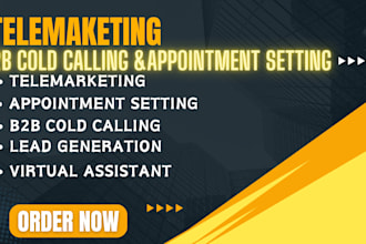 do b2b telemarketing, cold calling, lead generation and appointment setting