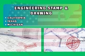 pe stamp architectural drawings stamp, structural engineer for texas california