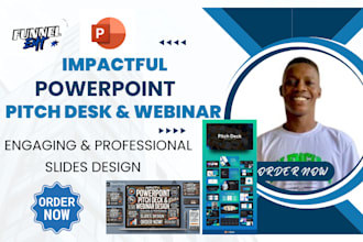 edit and design impactful powerpoint slides, pitch decks, and webinars