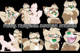 furry telegram stickers, crypto stickers discord sticker fursona sticker packs