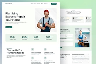 hvac website, construction, contractor, handyman, pressure wash, solar website