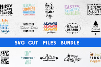 create custom bundle designs with svg, png, eps, and cut files