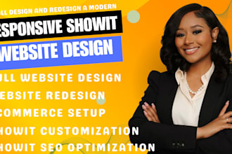 design redesign and customize showit website or showit template