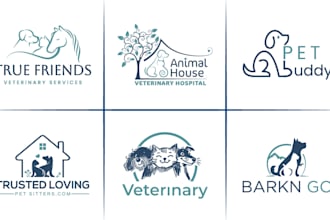 do modern k9 training, animal, dog, pet care, veterinary logo and brand identity