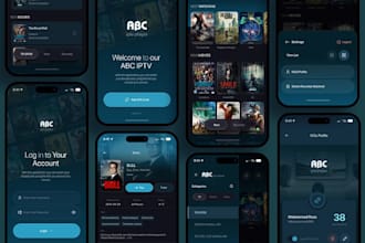 develop android tv dashboard, ott app, iptv app, admin panel