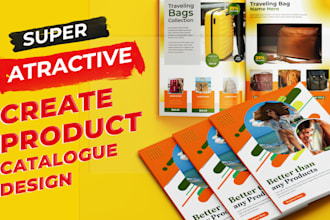 design eye catching product catalog, magazine, lookbook and sell sheet