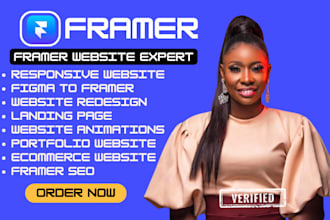 framer website design framer landing page framer responsive