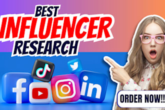 do tailored social media influencer research and outreach for brand skyrocket