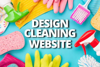 design cleaning service residential commercial cleaning janitorial website