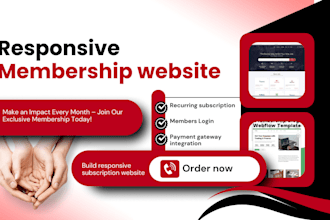 build a custom membership or subscription website in wordpress