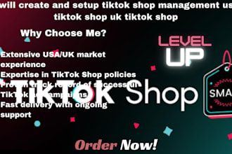 setup and manage usa tiktok shop uk tiktok shop tiktok shop manager tiktok shop