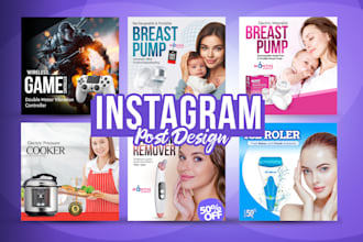 design social media posts, ads, stories for facebook